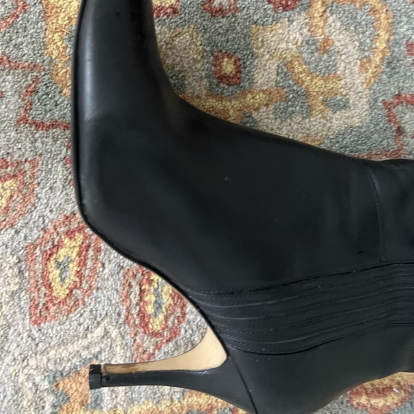 G-VGUC Cole Haan Black Boots with Stiletto Heel - Picture 5 of 16